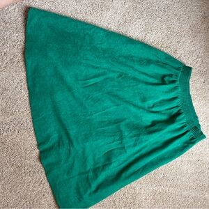 Willow Ridge Vibrant Green A-Line Skirt